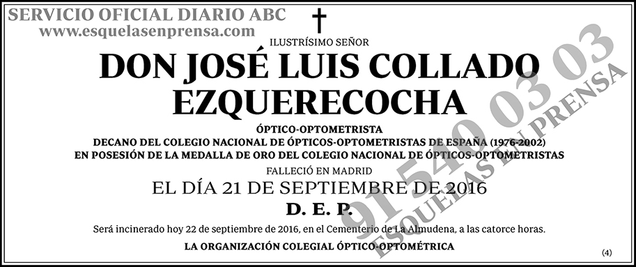 José Luis Collado Ezquerecocha